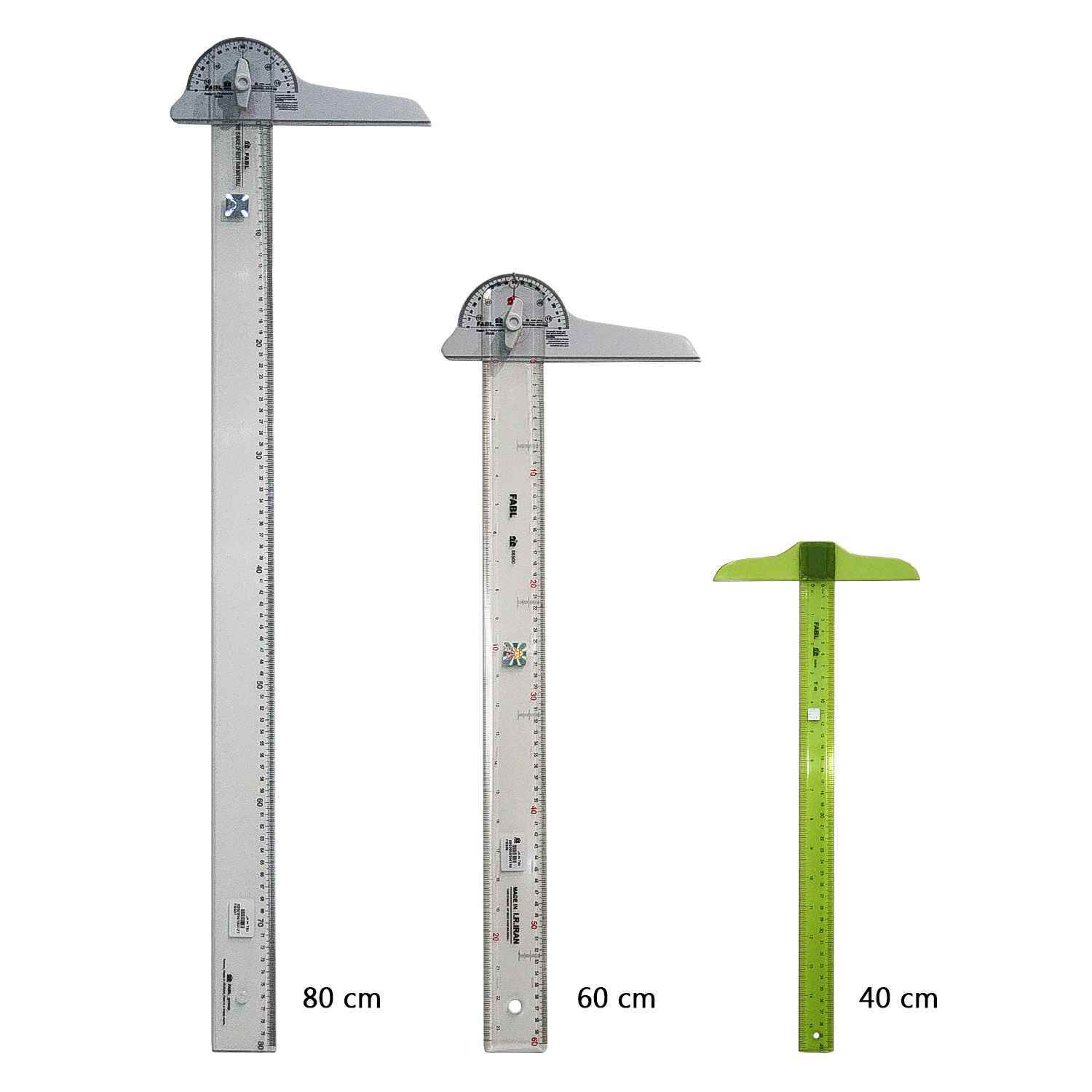 خط کش تی 40سانت  فابل