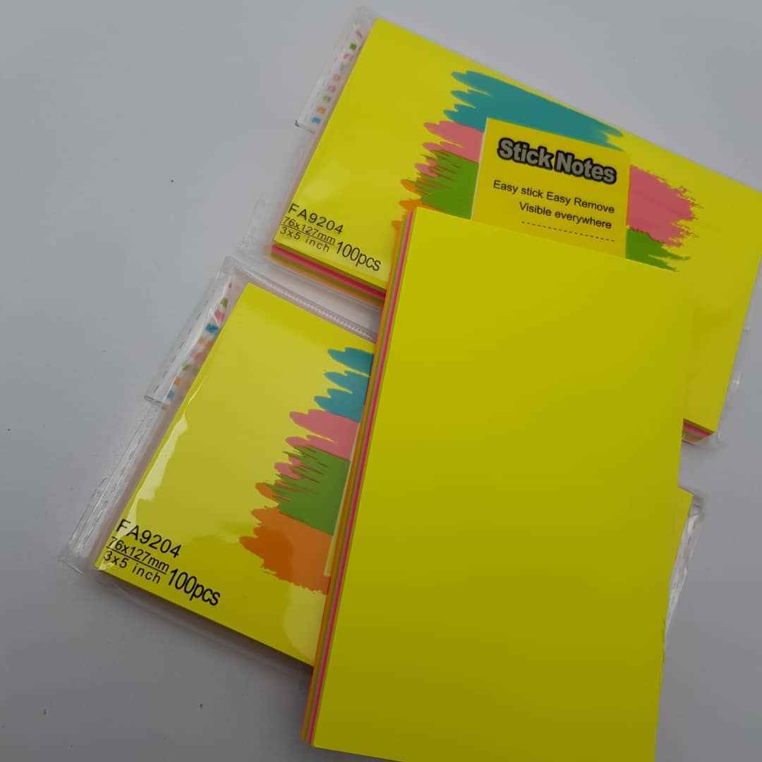 پست ایت100برگ 127*76 الوان اسکول فنز کد9204